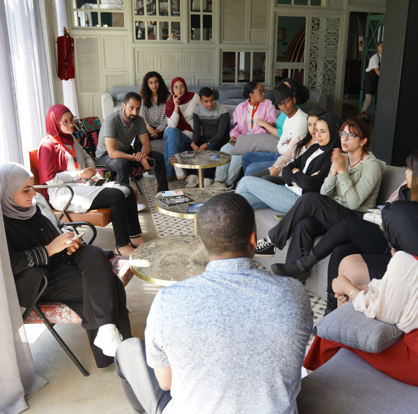 JQ with a group of Leadership Lab participants in Tangier, Morocco